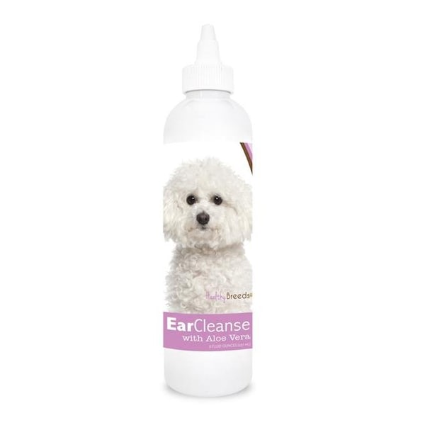 Healthy Breeds 840235102588 8 oz Bichon Frise Ear Cleanse with Aloe Vera Sweet Pea & Vanilla 840235102588 - main